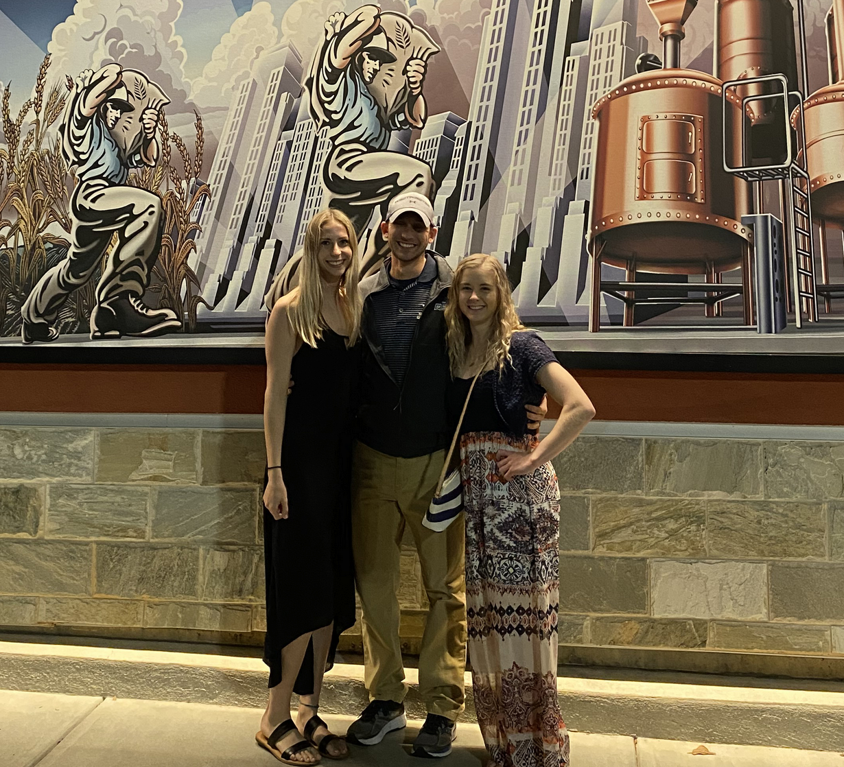 2020 Indoor NCAA Nationals (L-R: Emma Rudolph, Pole Vault Coach Bradi Rhoades, Morgan Gossard)